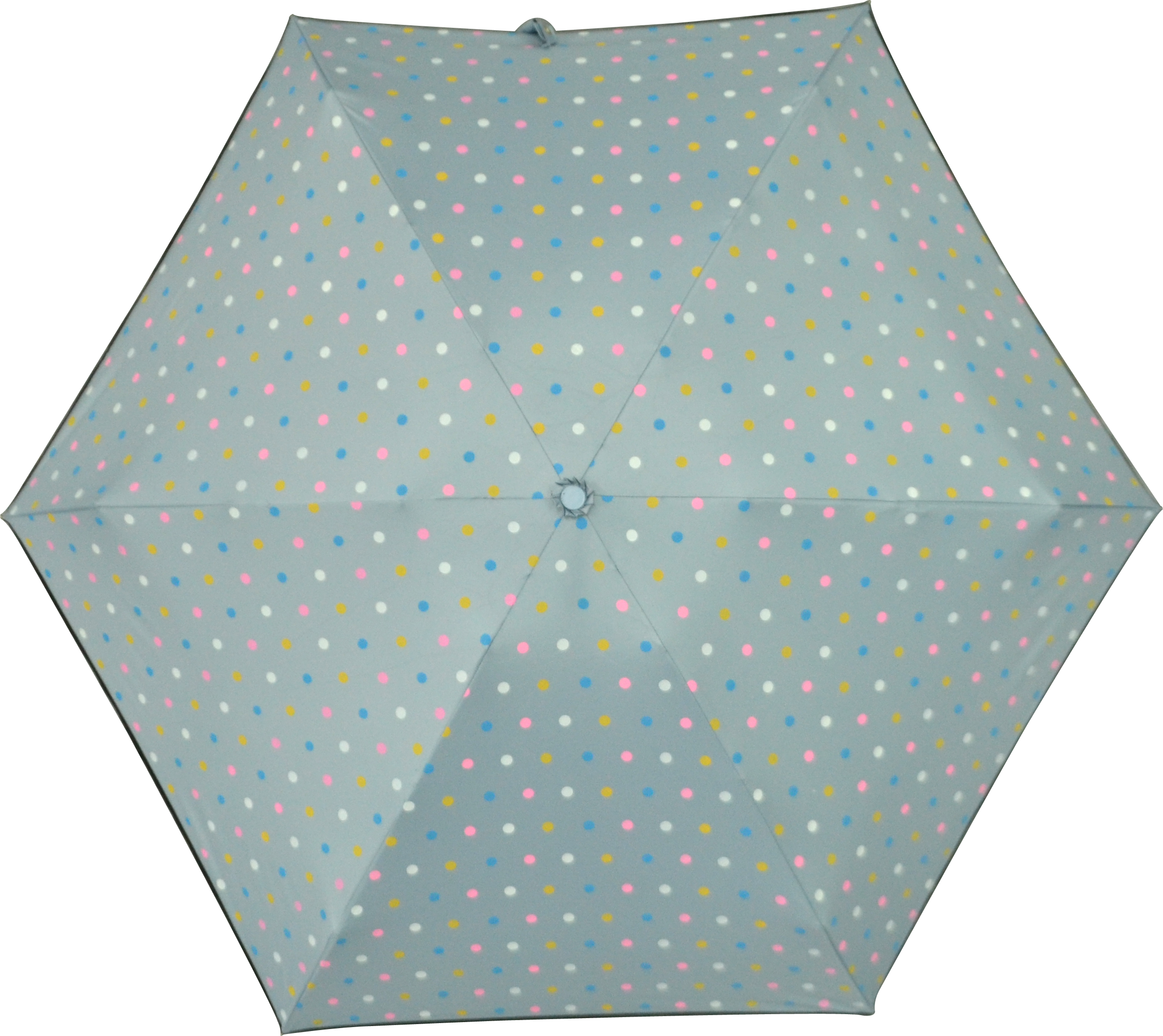 polkadots Black-coated umbrella-J.Calli-top